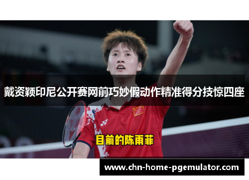 戴资颖印尼公开赛网前巧妙假动作精准得分技惊四座